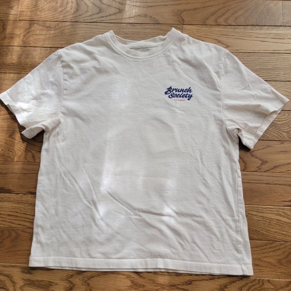 Wild Fable Brunch Society Los Angeles Graphic Tee Cream Small